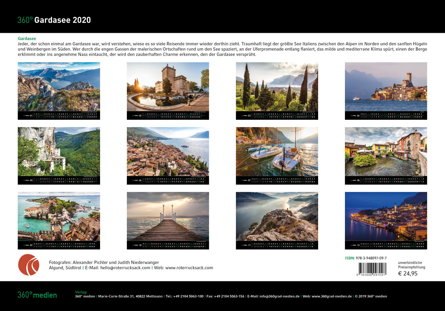 Gardasee Kalender 2020