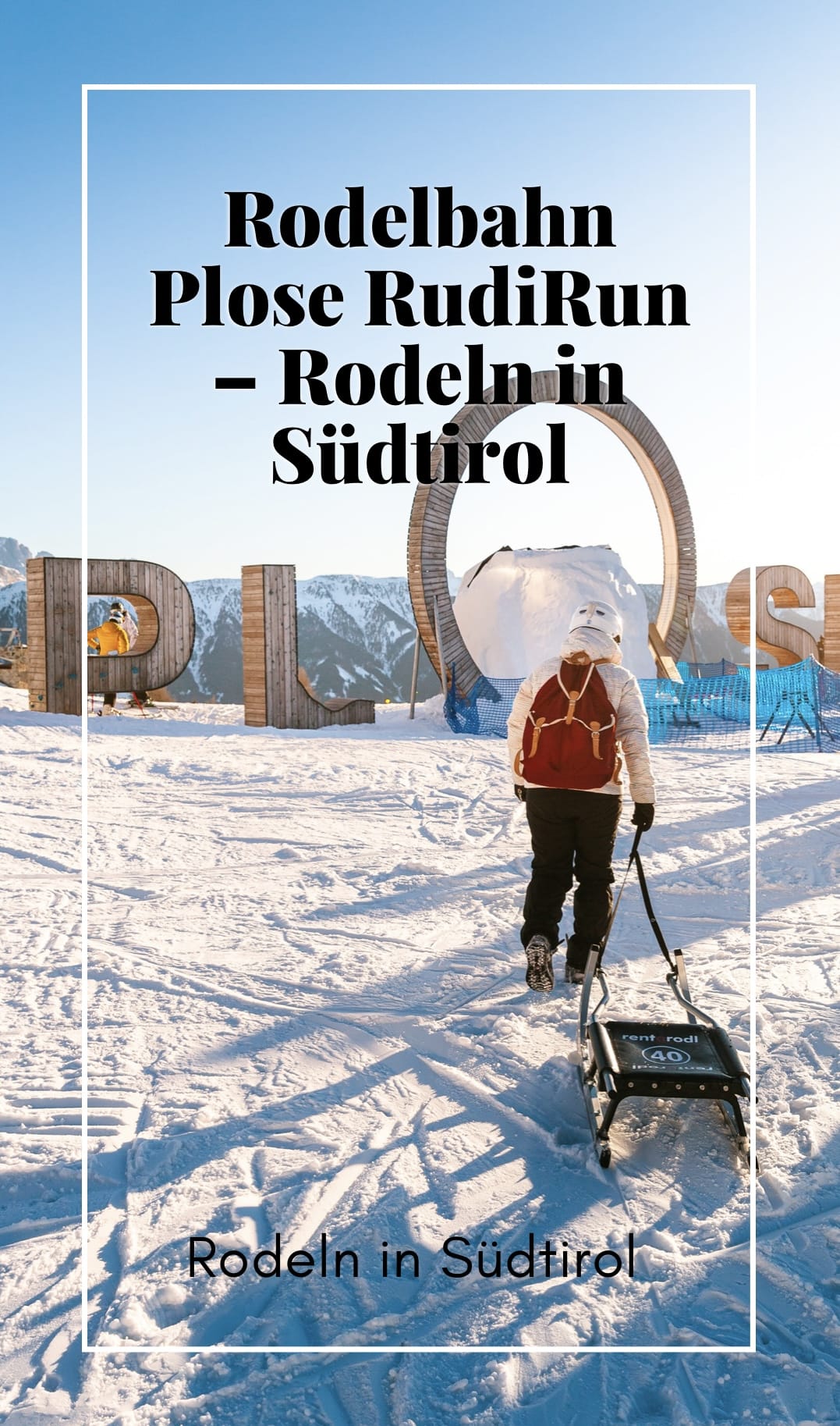 Rodelbahn Plose RudiRun – Rodeln in Südtirol