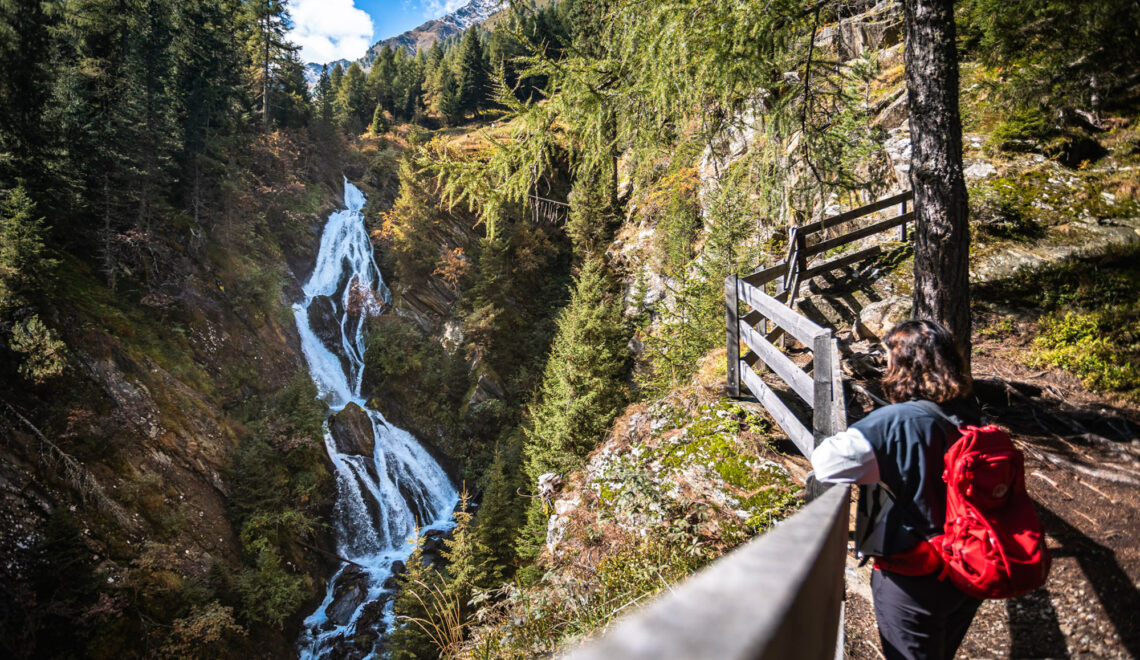 Zum Wasserfall Gurgl und der Bergalm im Jaufental – Wandern in Sterzing und Umgebung